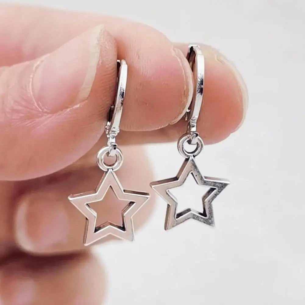 New Creative Mini Star Earrings Fashion Tremella Earrings Gifts For Women Gift Holiday Jewelry Cute Mini Little Star Earrings