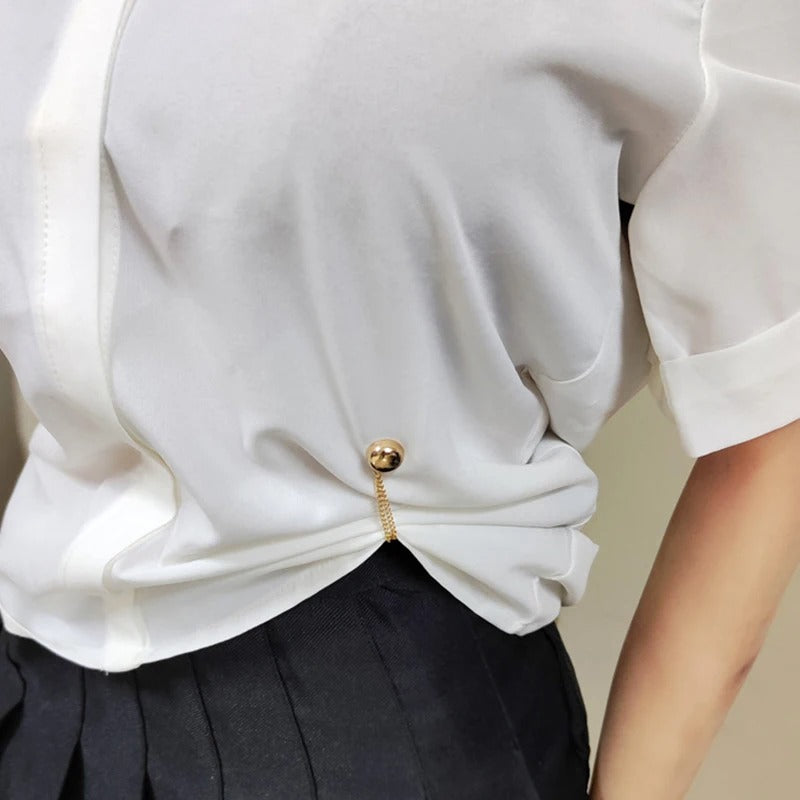 Exquisite Chain Brooch Buckle Magnetic Clothing Clips Nail free Clothes Scarf Trouser Legs Cuff Buckle Buttons Sewing Supply
