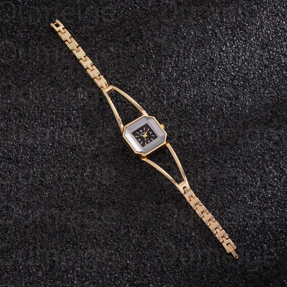 Simple Style Watch Women Top Brand Luxury Hollow Analog Quartz Wristwatches Fashion Elegant Ladies Watch Clock Gift