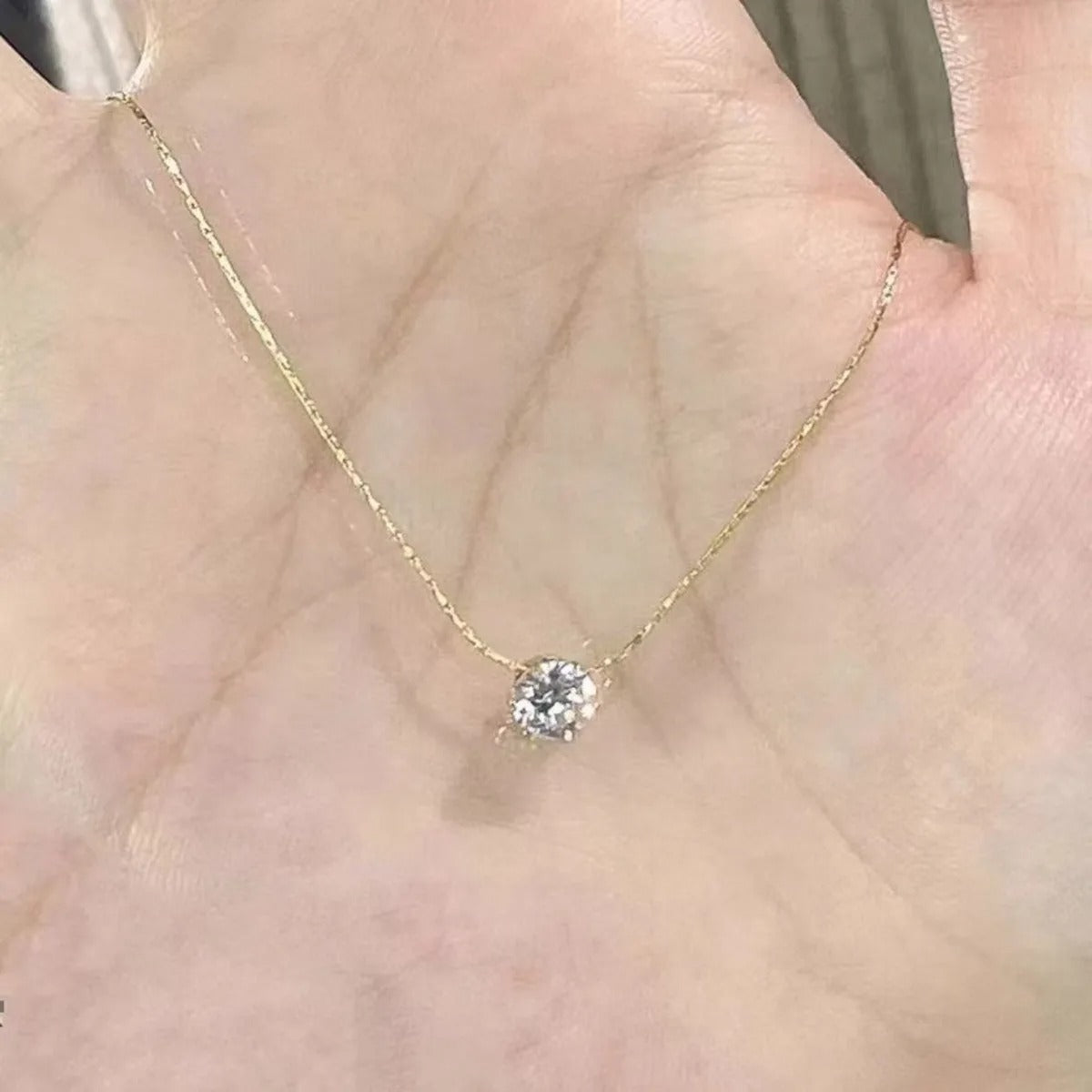 Hot Sale Stainless Steel Zircon Thin Clavicle Chain Necklace for Women Festive Party Jewelry Wholesale