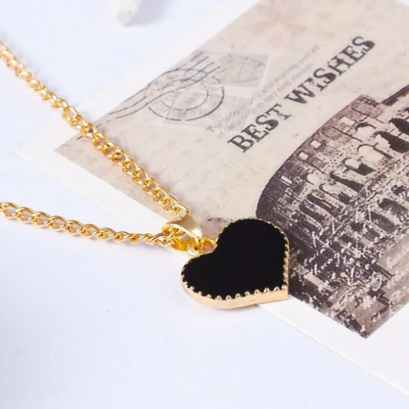New Fashion Vintage New Gossip Girl Serena Red Heart With Love Pendant Necklace Models