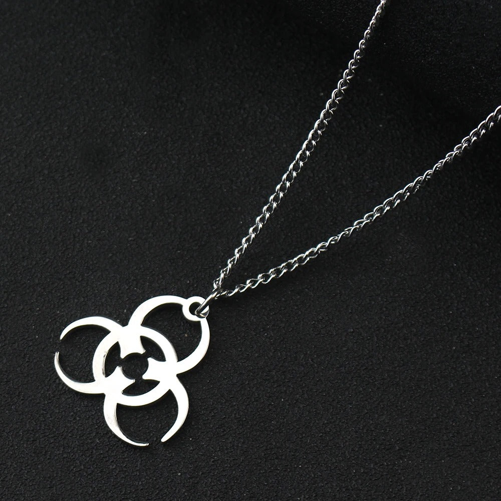 Residents Pendant Necklace for Men Women Corporation Symbol Chain Necklace Fans Cosplay Party Jewelry Accessories Gift