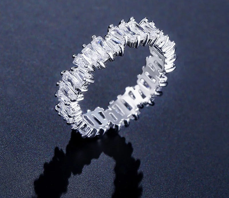 Fashion Multicolor Zirconia Rings for Women Marquise Crystal Ring Wedding Party Jewelry Gift