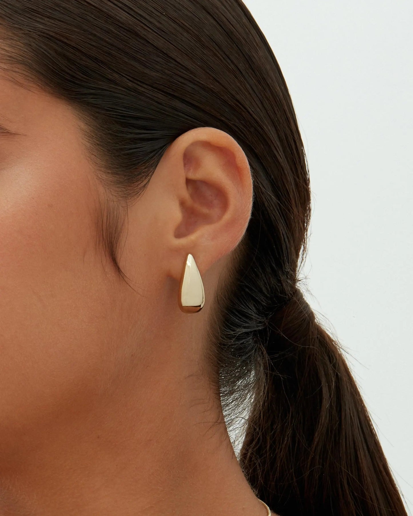 High-Quality Gold Hoop Earrings Women Sterling Silver Fashion Jewelry