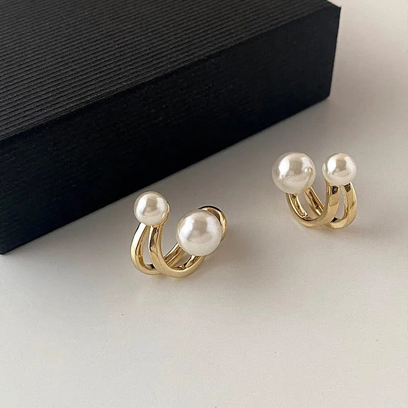 Classic pearl earrings for women, retro style earrings, temperament for older girls, bridal gifts, banquet souvenirs