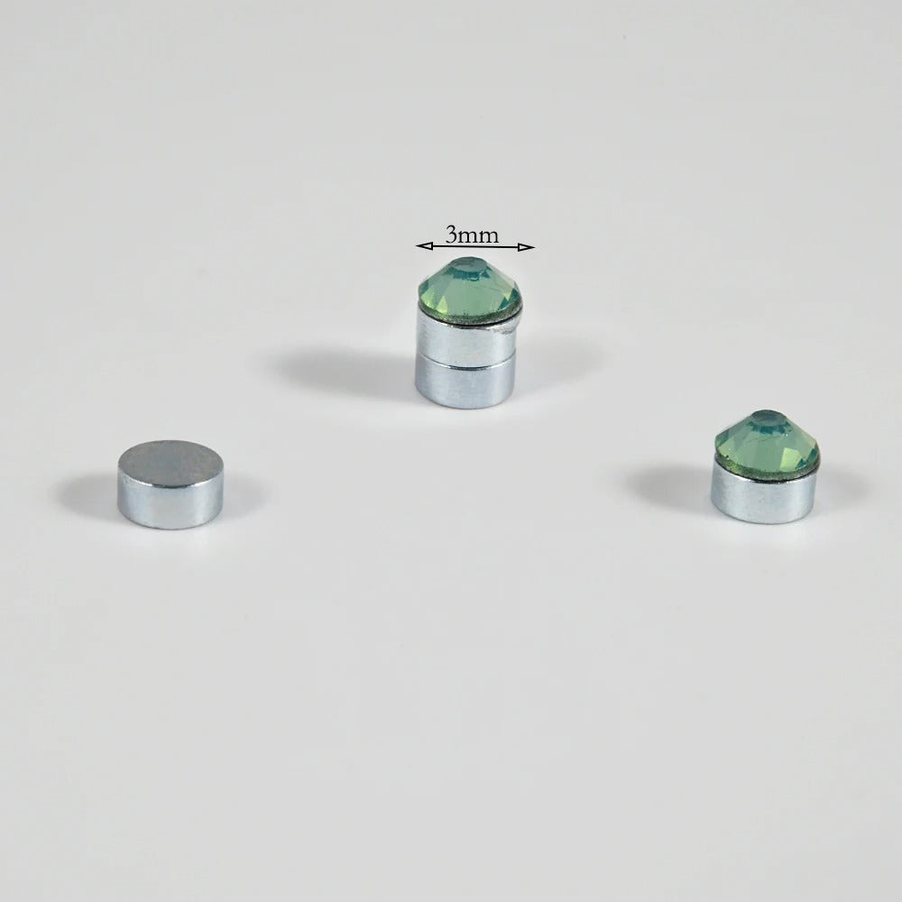 12PCS/Card Magnetic Non Pierced Magnet Ear Tragus Cartilage Lip Labret Stud Nose Ring Jewelry Magnetic Earring