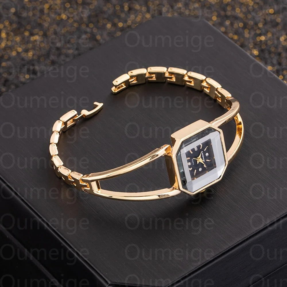 Simple Style Watch Women Top Brand Luxury Hollow Analog Quartz Wristwatches Fashion Elegant Ladies Watch Clock Gift