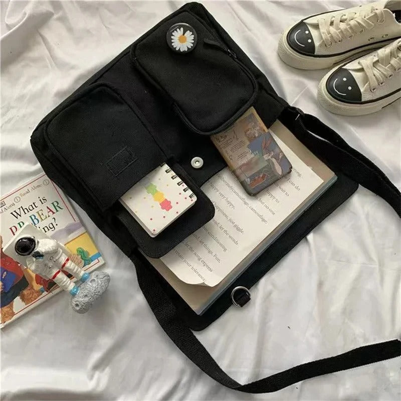 Xierya Women’s Canvas Messenger Bag Large Capacity