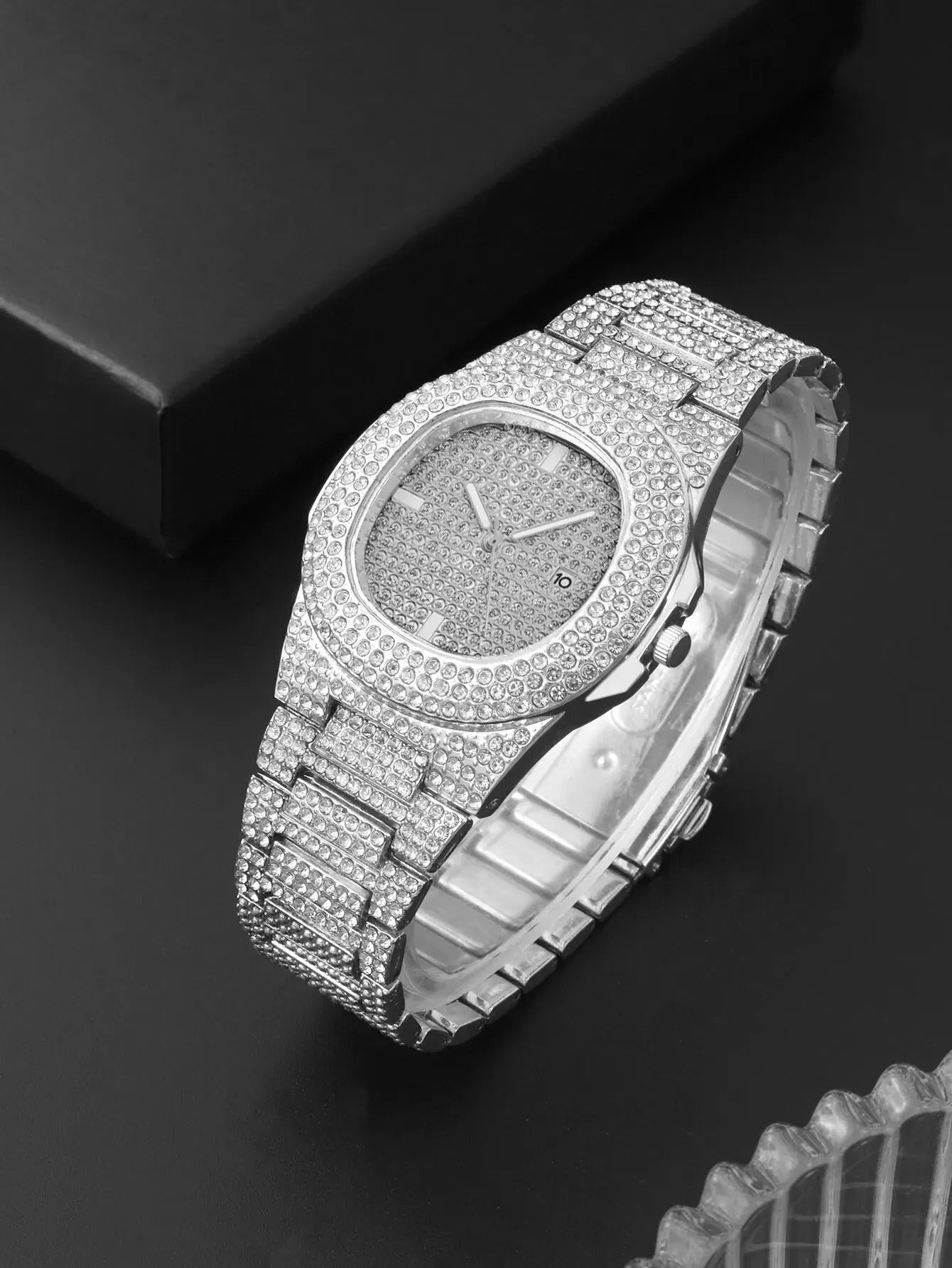 Luxury Stainless Steel Men's Quartz Watch – Luminous Calendar Sports Wristwatch