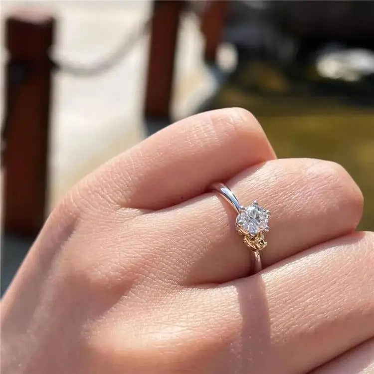 Cartoon Character Winnie The Pooh Crystal Rings Adjustable Copper Ring Fashion Students Anime Peripheral Birthday Accessories