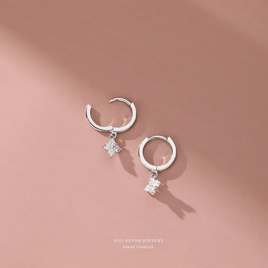 Silver leaf Earrings For Women Trendy Earring Jewelry Prevent Allergy Party Accessories Gift