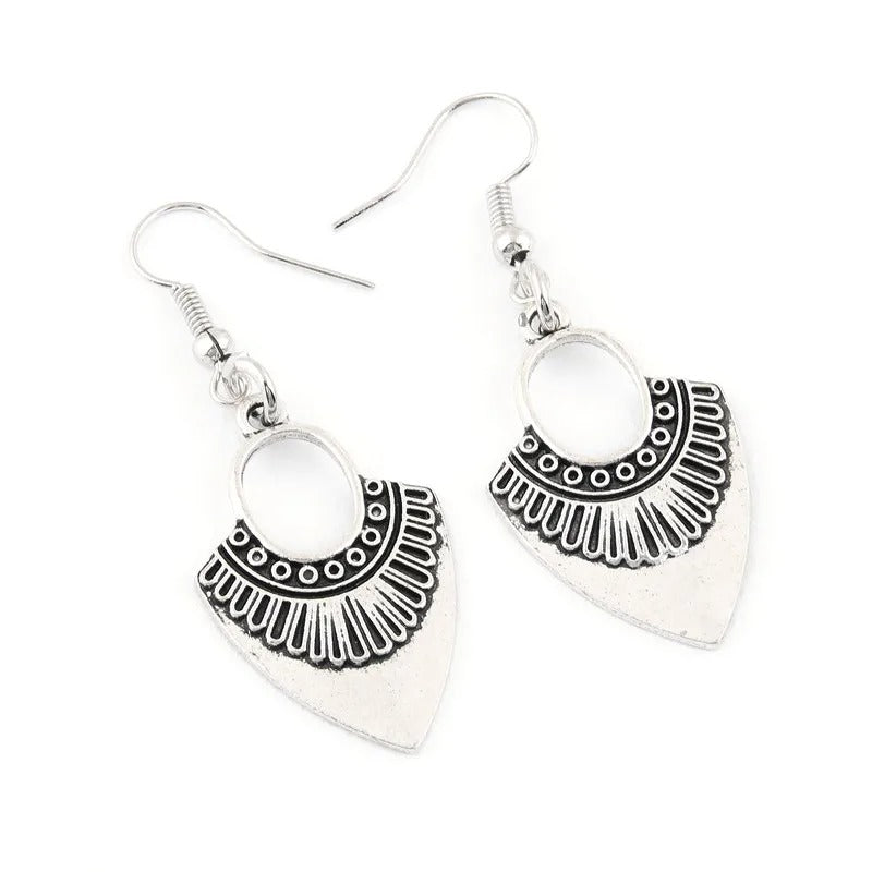 1Pair Ethnic Style Women Drop Earrings Fit Women Girl Gift Dangle Chandelier Ear Ornaments Handmade Jewelry