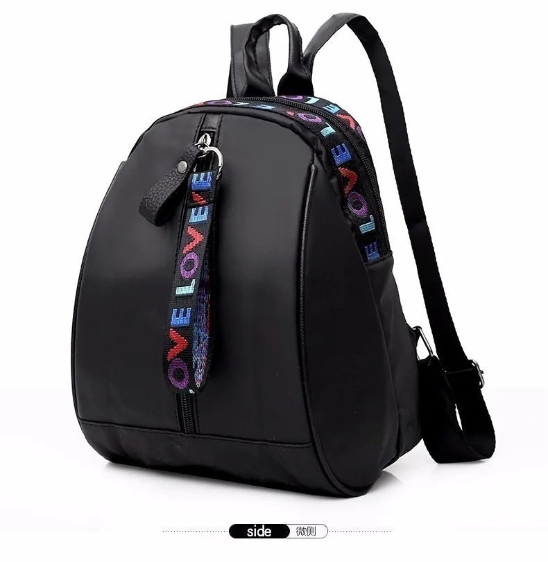 Trendy LOVE Backpack Girls’ Casual Shoulder Bag for School Travel