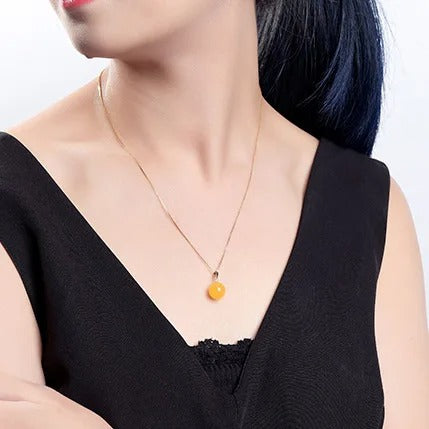 Fashion Concise Green Jade Crystal Emerald Natural Stone Pendant Necklaces for Women Choker Necklace Jewelry Bijoux Party Gifts