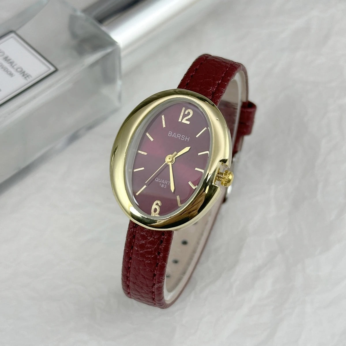 Hot Sale Brand Quartz Watch for Women Fashion Leather Strap Pigeon Egg Dial Watches Luxury Gift Girl Wristwatches