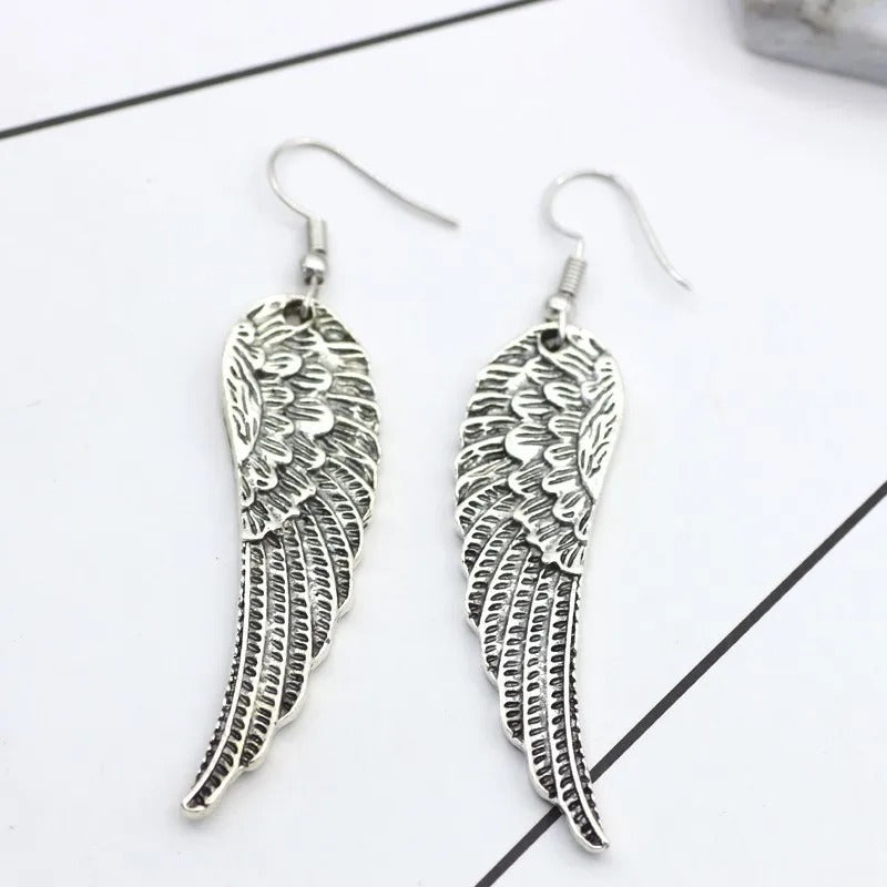 Women’s Angel Wings Dangle Earrings Vintage Fashion Party Jewelry
