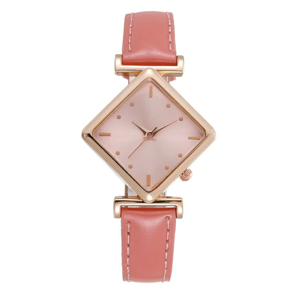 Luxury Brand Women's Watch Quartz Wristwatch Women Quartz Watches Ladies Clock Leather Watch Gift