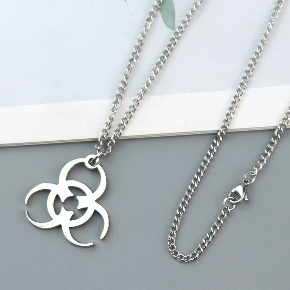 Residents Pendant Necklace for Men Women Corporation Symbol Chain Necklace Fans Cosplay Party Jewelry Accessories Gift
