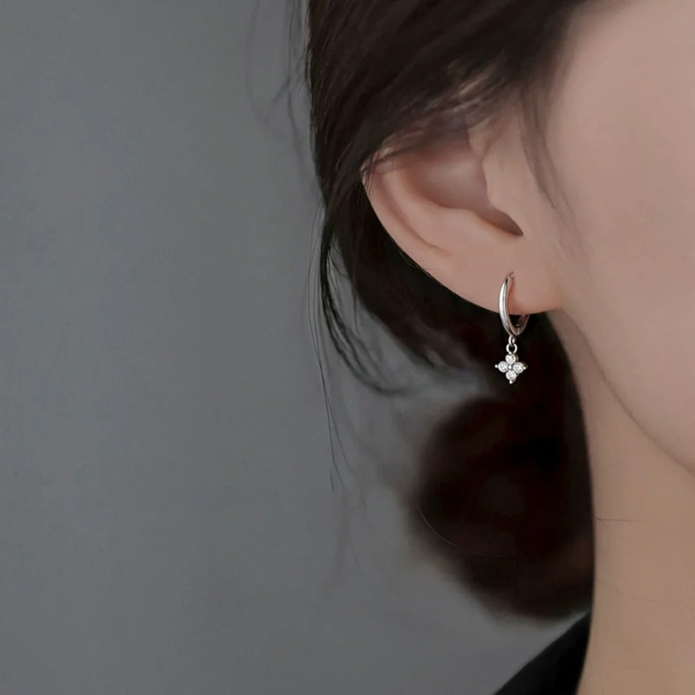 Silver leaf Earrings For Women Trendy Earring Jewelry Prevent Allergy Party Accessories Gift