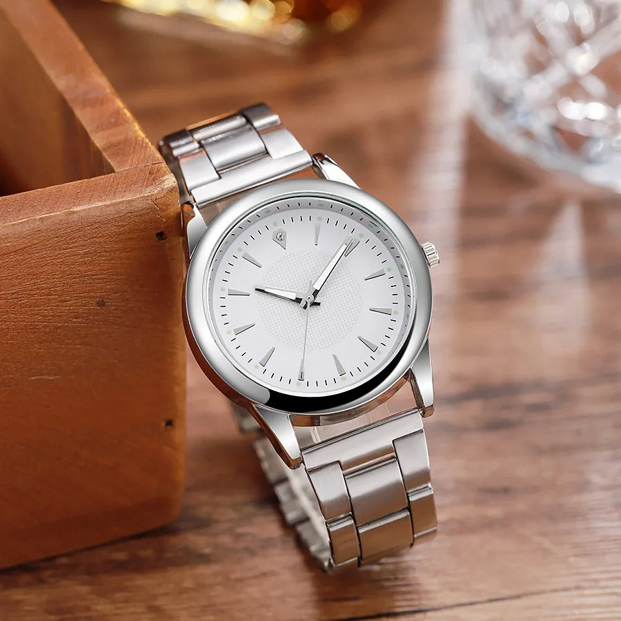 New Watches Luxury Women Watches Minimalist Couple Quartz Wristwatches Stainless Steel Watch Unisex Neutral Watch Ladies Relojs