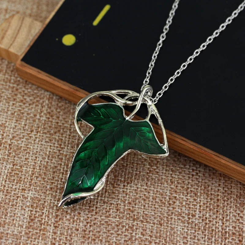 Lord Rings Necklace The Elves Princess Fashion Crystal Cubic Zirconia Stone Pendant For Women Wedding Gifts