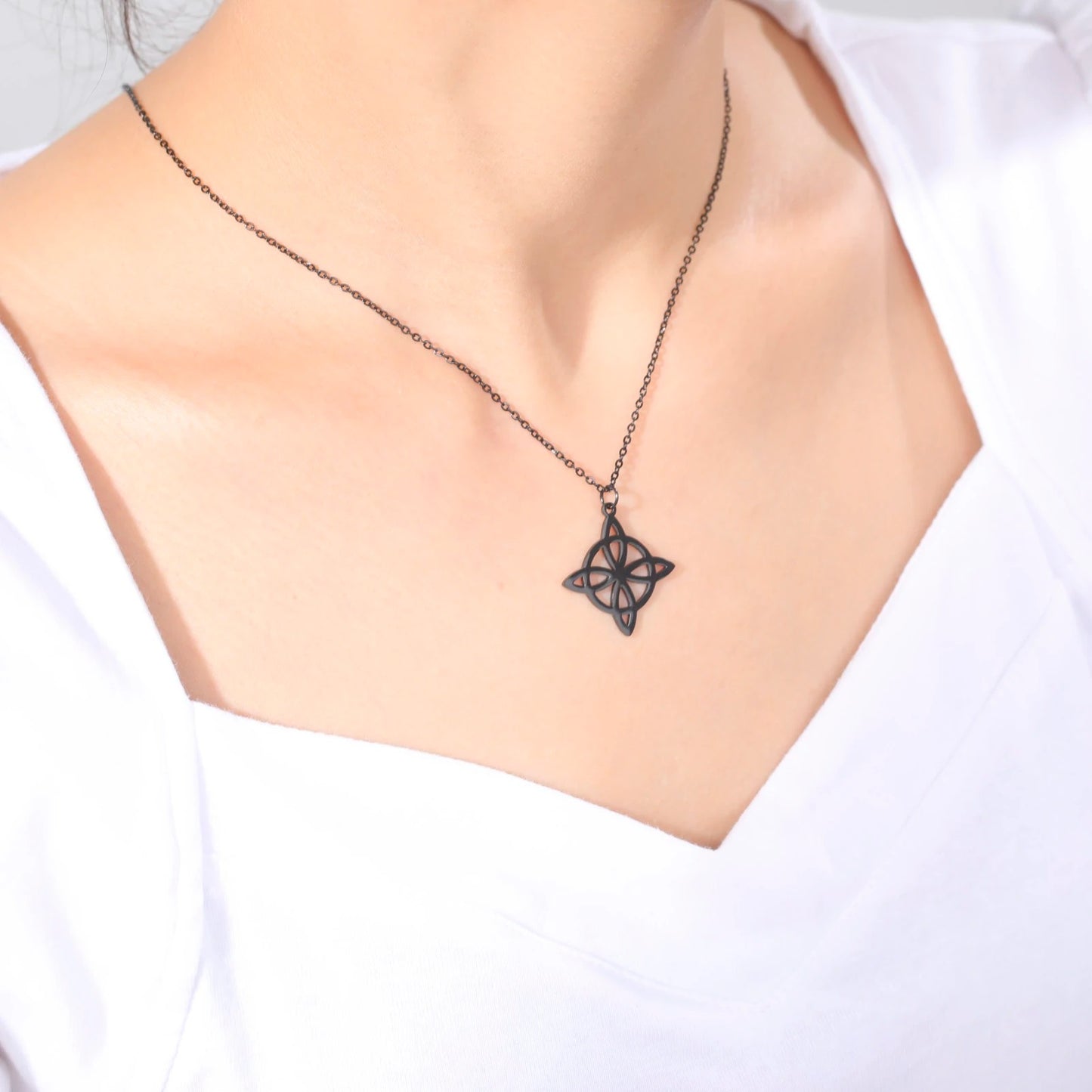 Elegant Bow Pendant Necklace with adjustable chain is perfect for daily wear or parties. A dainty jewelry gift for her.