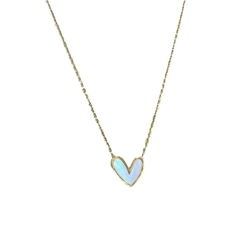 New Fashion Y2K Star Zircon Pendant Necklace for Women Luxury Sweet Cool Girl Punk Heart Clavicle Chain Jewelry Party Gift