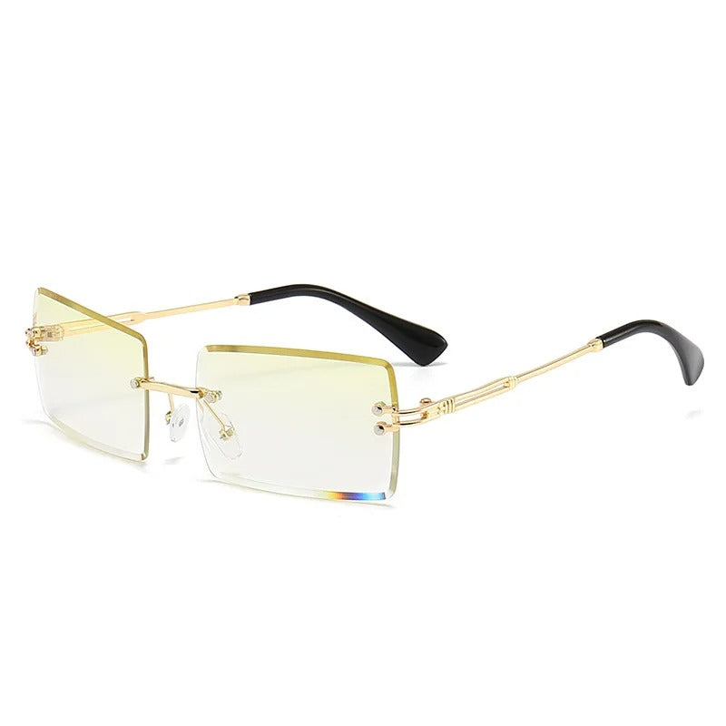 Rimless UV400 Lightweight Sunglasses for Men and Women