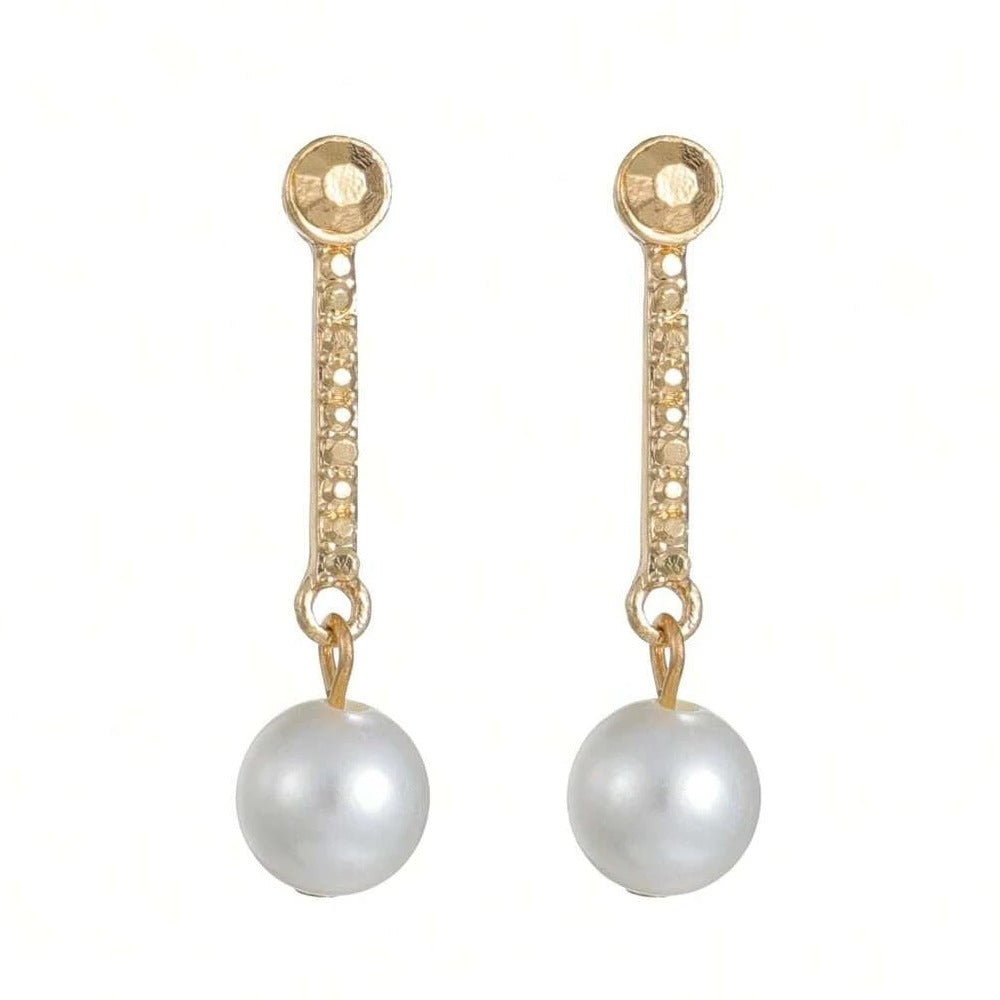 New Fashionable Bridal Jewelry Set Elegant Handmade Imitation Pearl Beaded Necklace And Earrings For Women Wedding Accessories