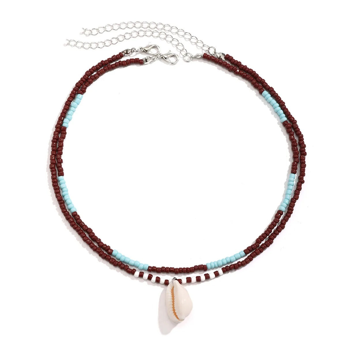Starfish Necklace - Surf & Beach Jewelry Starfish Turtle Beaded Choker Necklaces, Adjustable Necklaces, Ocean Gift