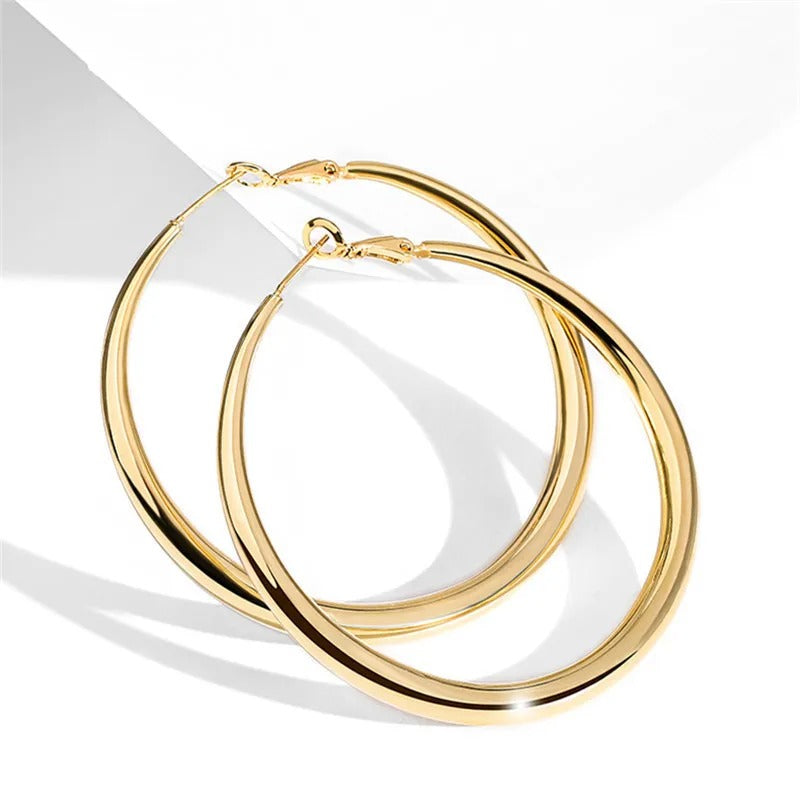 2PC Elegant Water Drop Earrings -18K Gold Plated Copper Jewelry, Suitable for Women
