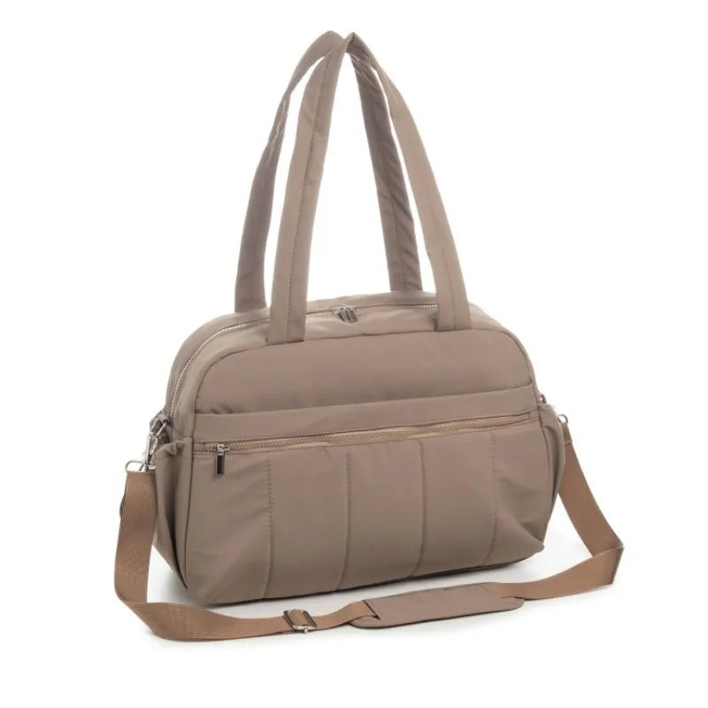 Large Capacity Waterproof Travel Duffel Bag with Wet Pocket for Women