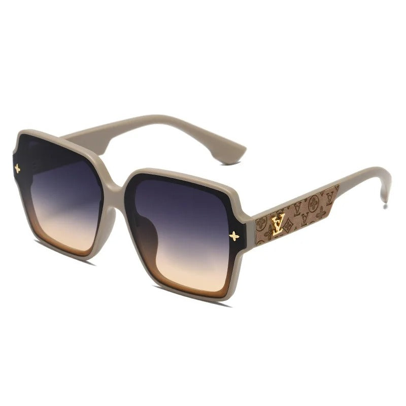 Luxury Square Frame Sunglasses for Women UV Protection Glasses