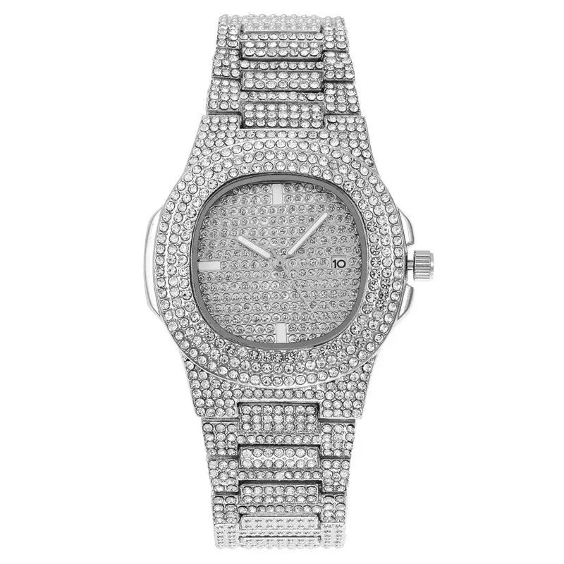 Luxury Stainless Steel Men's Quartz Watch – Luminous Calendar Sports Wristwatch