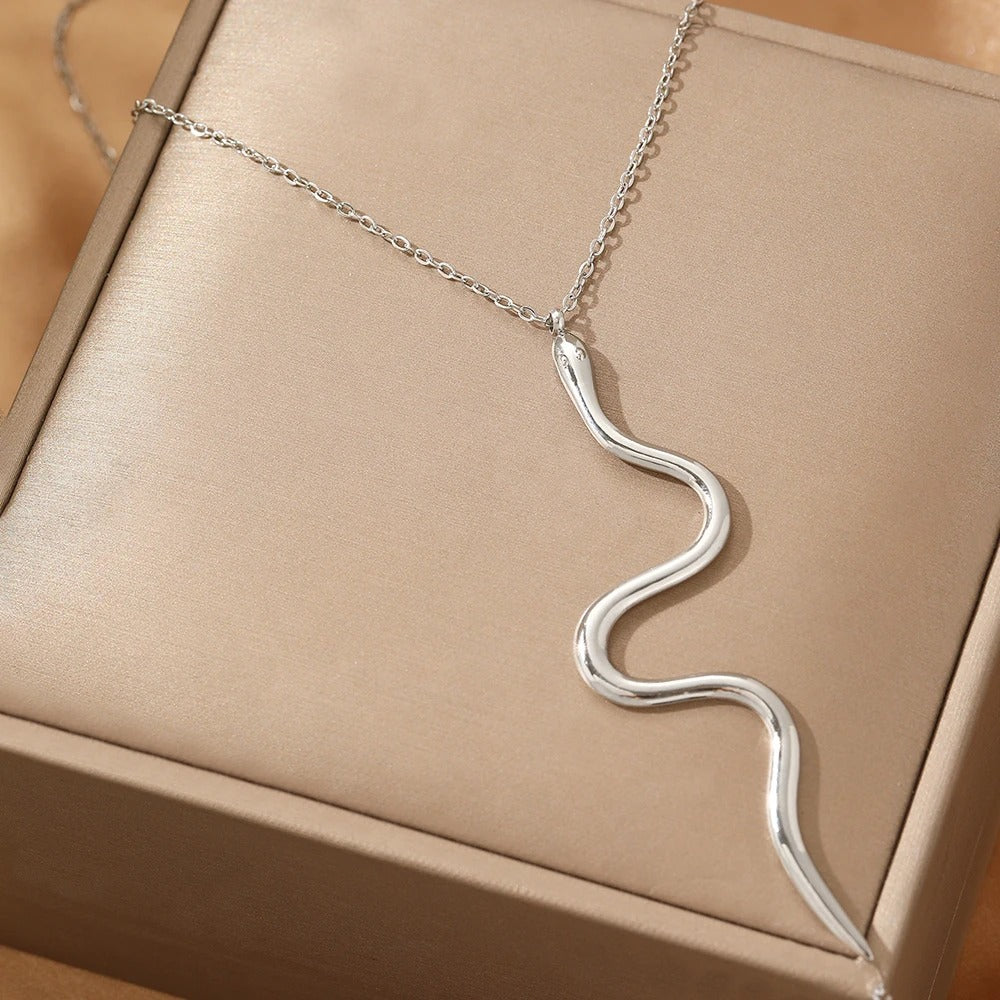 Stainless Steel Necklaces Fashion Pendant Chain Hip-Hop Trending Sweater Chain Necklace For Women Jewelry Gifts
