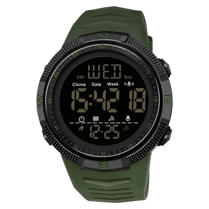 SANDA 6014 Top Brand Waterproof Men Watch Multifunctional Luminous Digital Wristwatch Outdoors Sports Student Watches Fashion