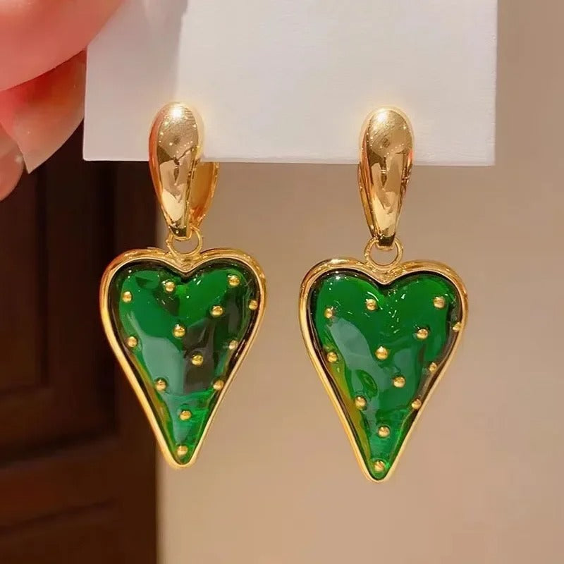 Exaggerated Strawberry Earrings Women Fashion Holiday Jewelry