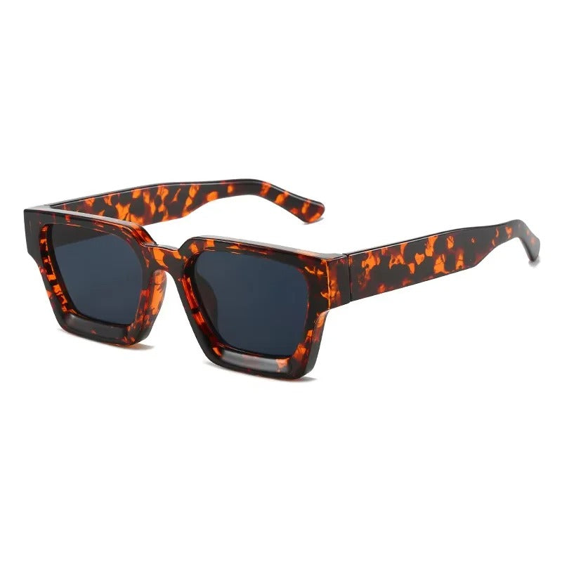 Fahion Vintage Small Square Sunglasses Men Women Retro Brand Designer Green Sun Glasses Unisex Ins Popular Shades Eyewear UV400