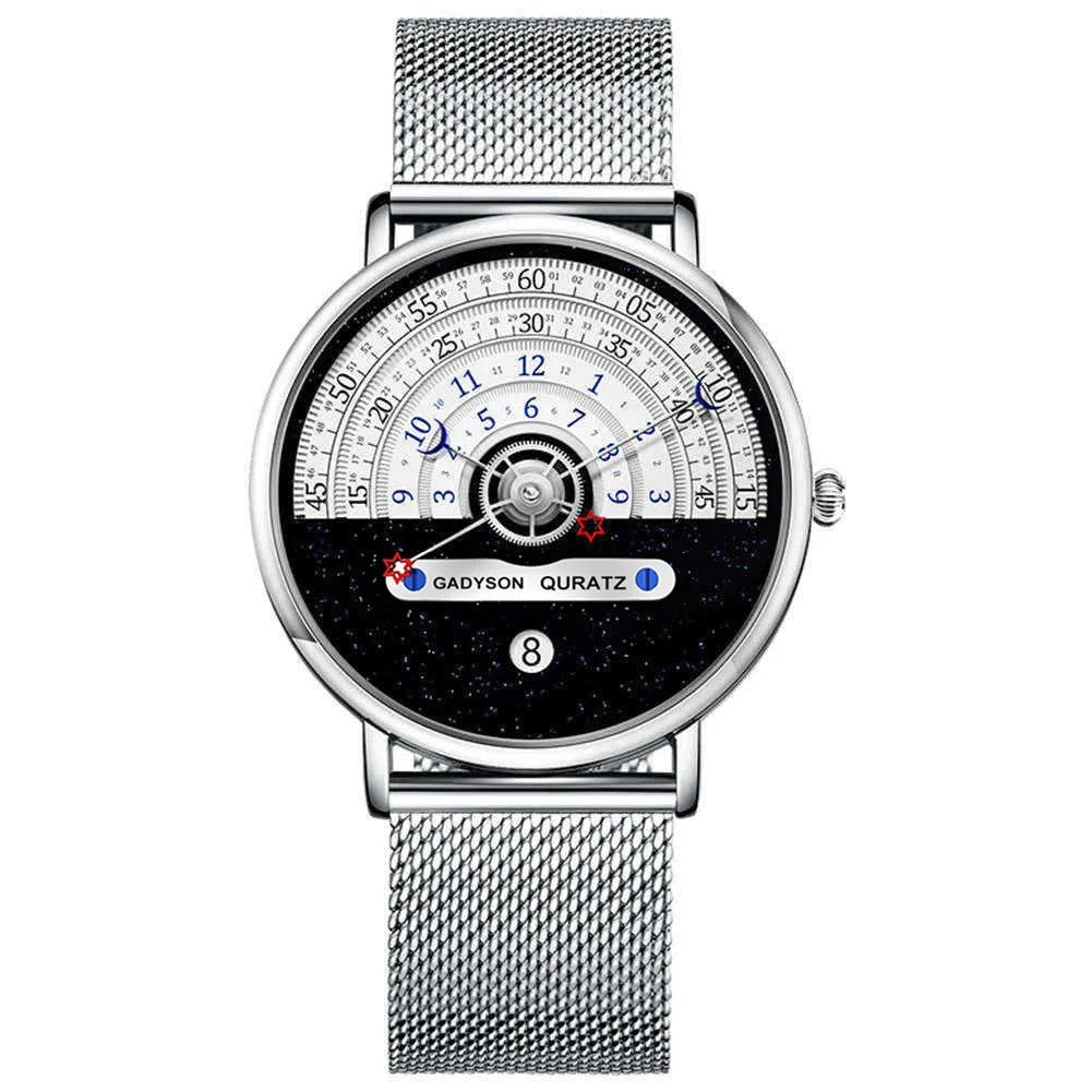 Men's Starry sky Creativity Calendar Watches Casual Sport Watch For Men Quartz WristWatch Relogio Masculino