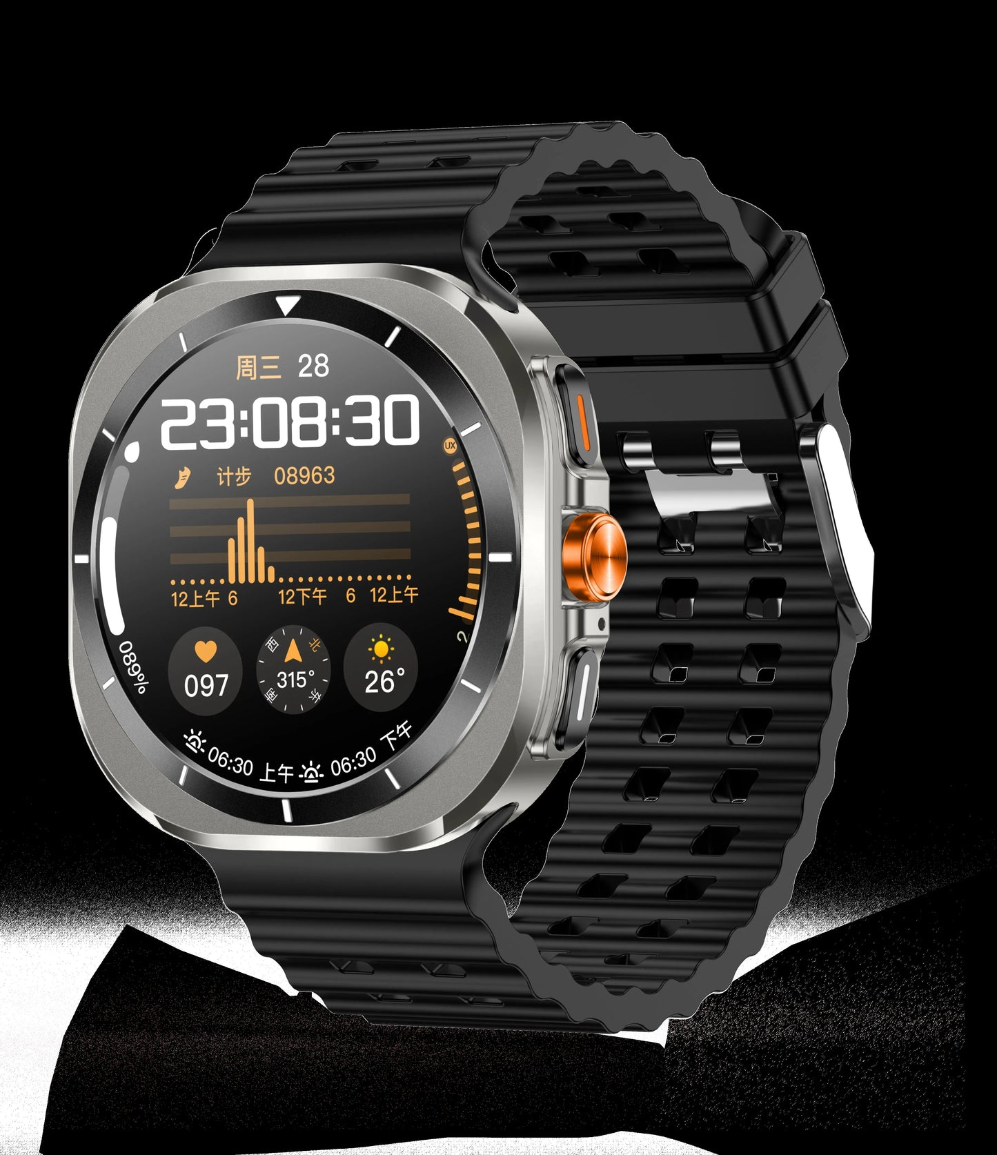 Z7 ultra Smartwatch Smart Watch ultra Sport SOS Compass Navigation Heath Sleep Monitor Mobile Phone Call Z7ultra