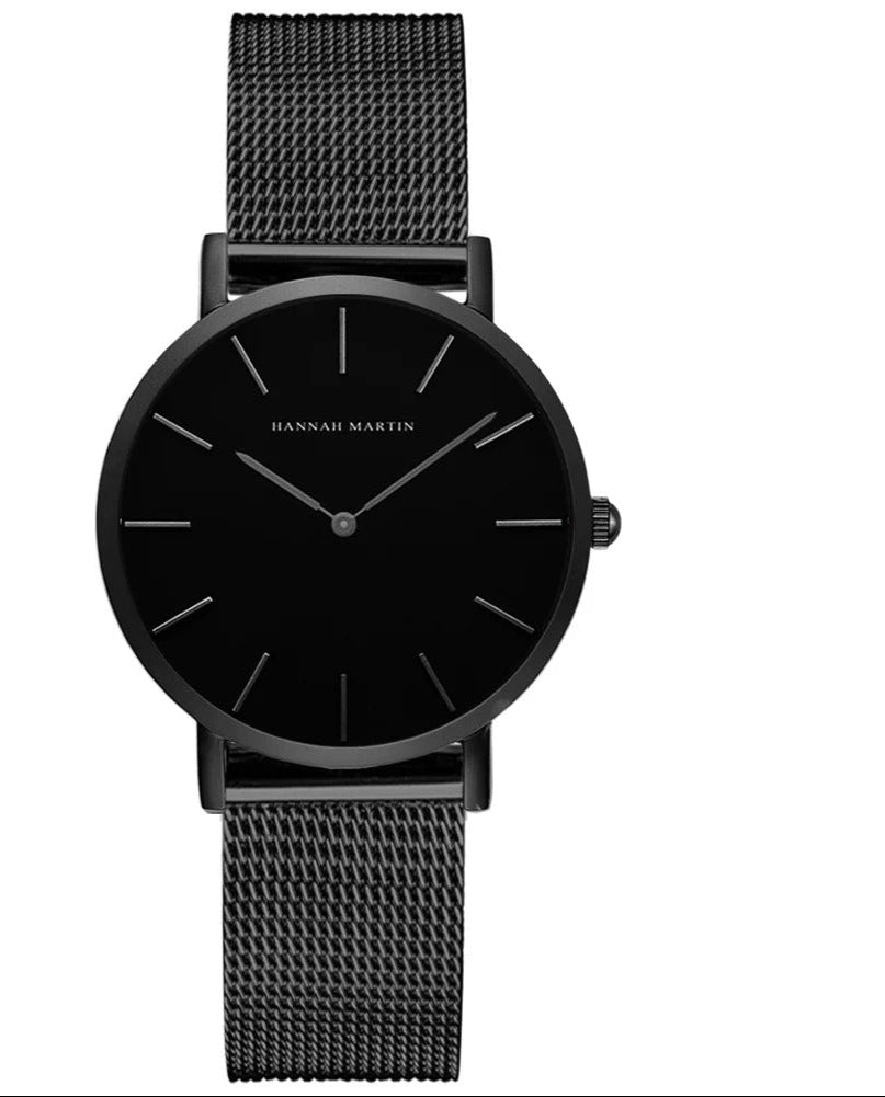 Quality Stainless Steel Band Japan Quartz Movement Waterproof Women Full Rose Gold Ladies Luxury Wrist Watch