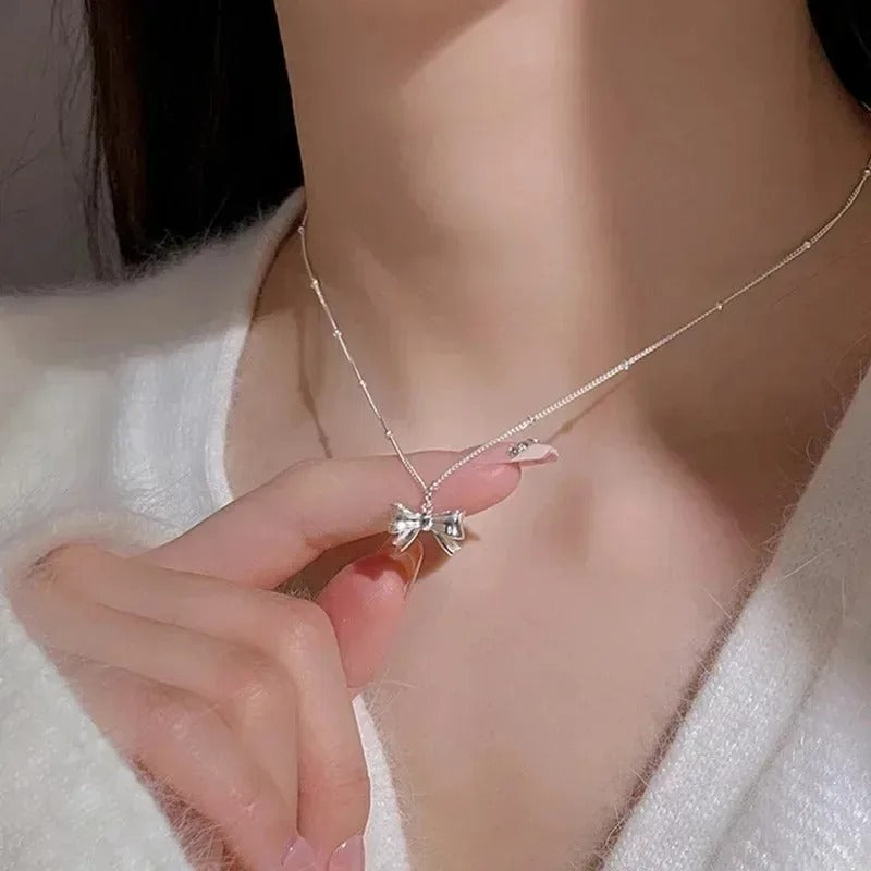 2025 New Women's Pearl Necklace K-pop Gold Color Beads Pendant Necklaces Goth Double Layer Chain Choker for Women Fashion Jewelry