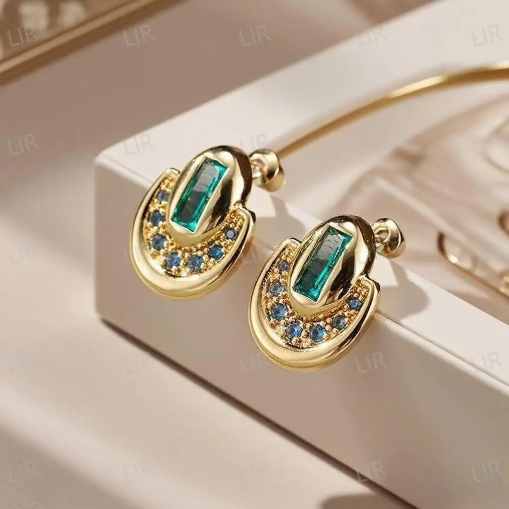 Stylish Light Luxury Earrings Women 925 Sterling Silver Needle