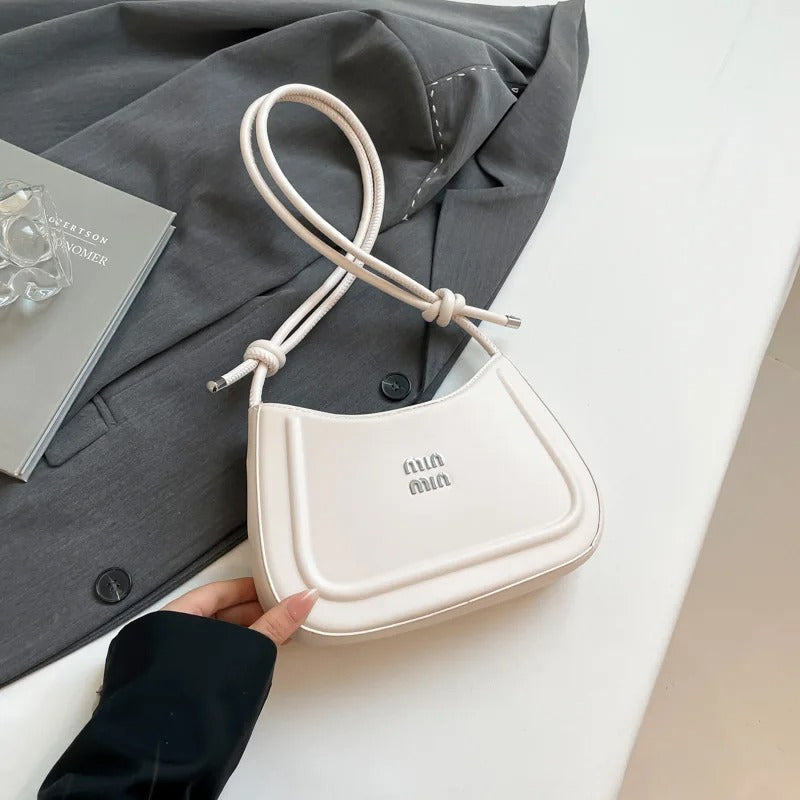 Korean Style Women’s Crescent Crossbody and Shoulder Bag