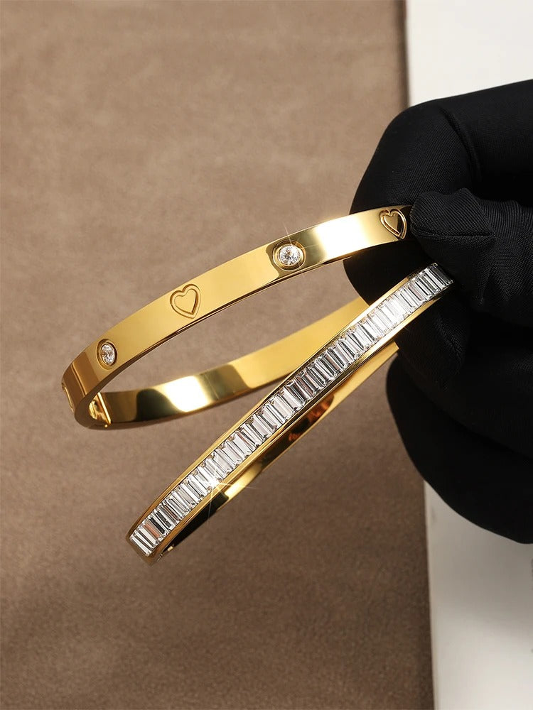 Exquisite 2-Piece Bracelet Set Waterproof Fashion Jewelry