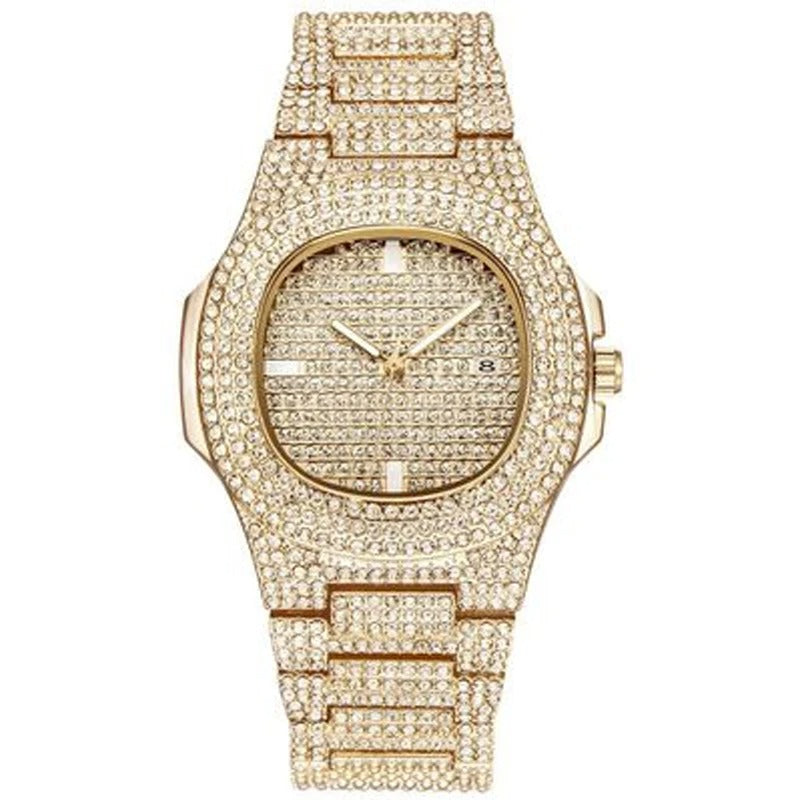Luxury Stainless Steel Men's Quartz Watch – Luminous Calendar Sports Wristwatch