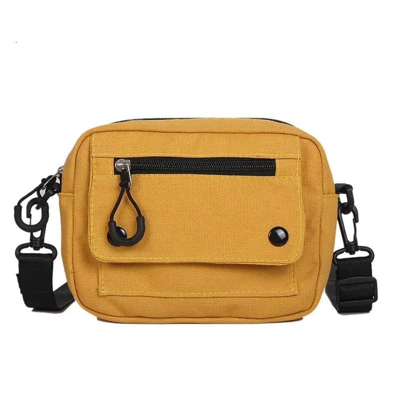 Trendy Mini Canvas Shoulder Bag Korean Style Women’s Crossbody