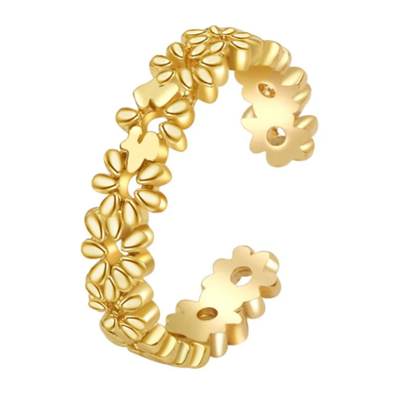 Gold plated Hug Toe Rings for Women Girls Simple Adjustable Classic Summer Beach Jewelry Gift