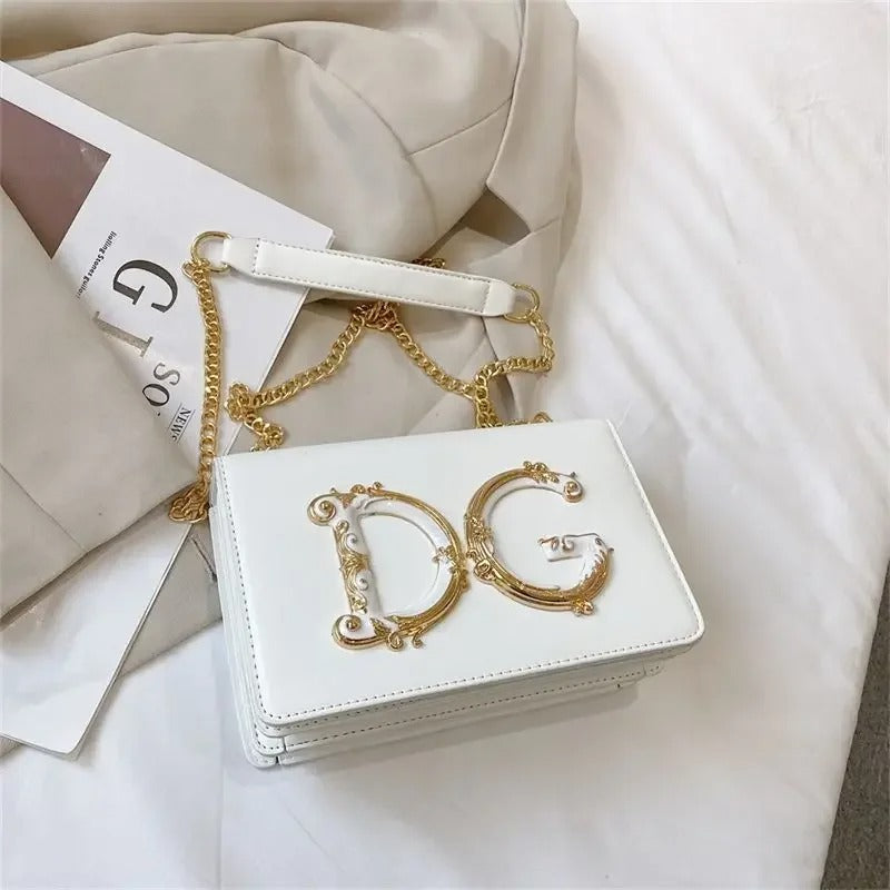 Versatile Fashion Student Crossbody Bag Western Style Chain Women’s Cute Princess Shoulder Bag