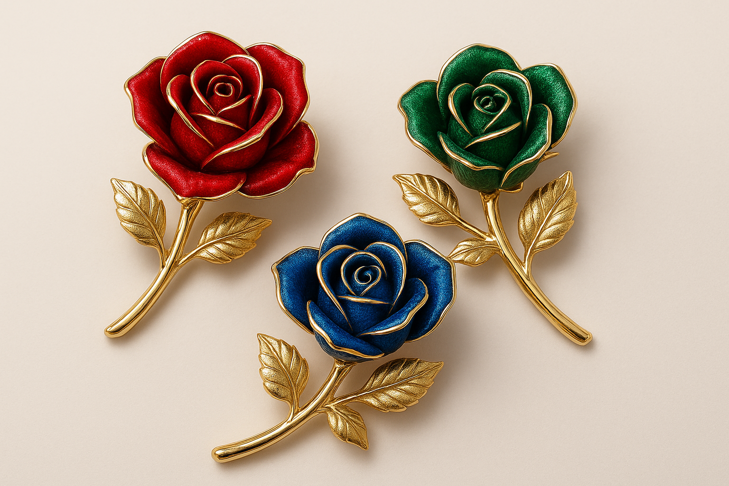 Rose Brooches Collection